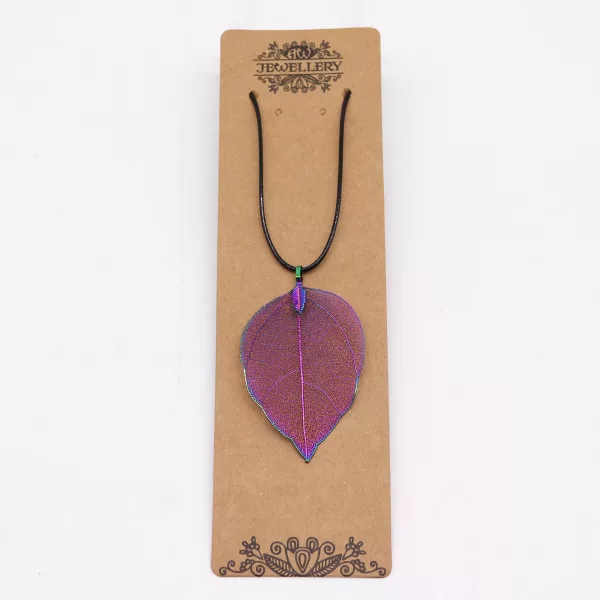 Necklace - Bravery Leaf - Multicoloured - Image 3