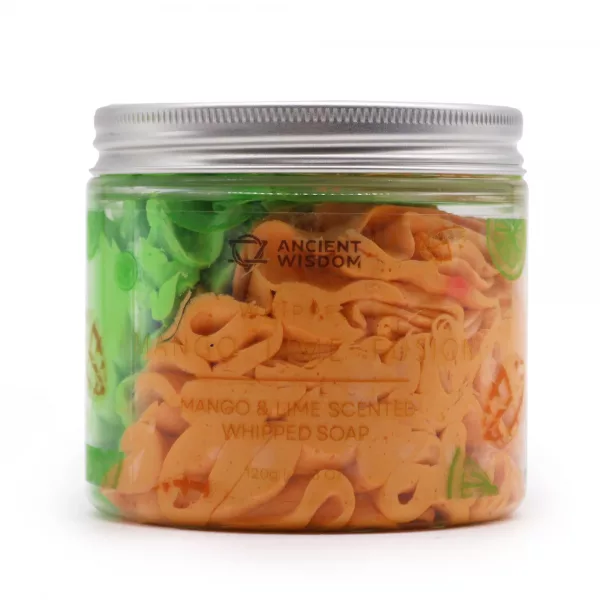 Mango & Lime Whipped Soap 120g - Image 4