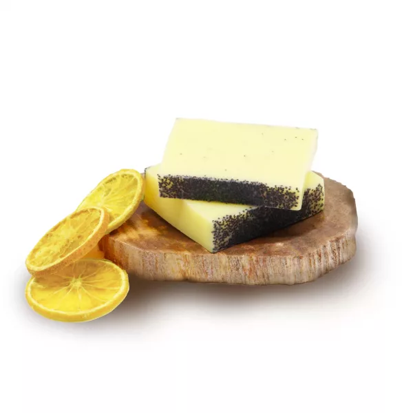 Lemon Poppy Soap Bar - Approx 100g - Image 3