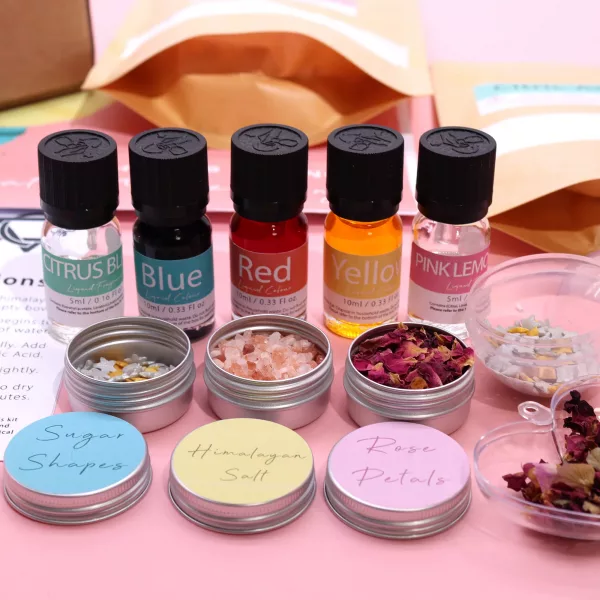 Bath Bomb Kit - Pink Lemonade & Citrus Blast - Image 3