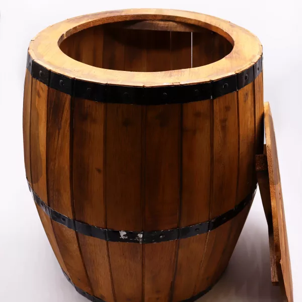 Beer Barrel Table - Natural - Image 2