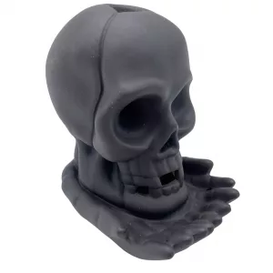 Backflow Incense Burner - Weeping Skull (with light)