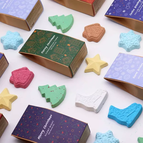 Christmas Wish List Christmas Bath Bomb Gift Pack - Image 2