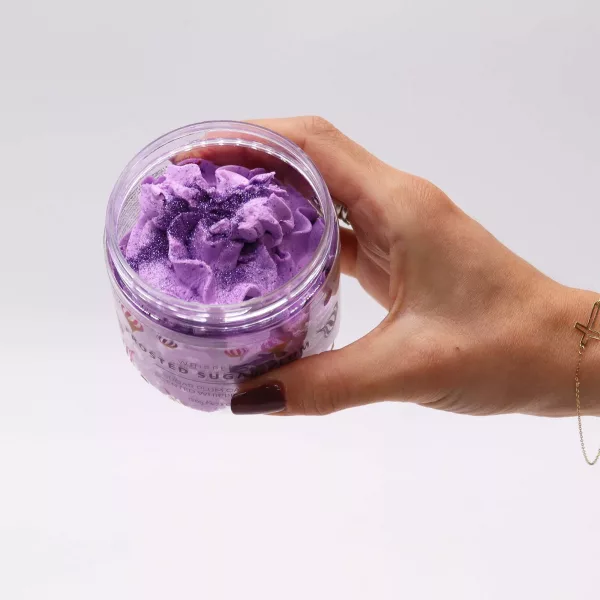 Frosted Sugar Plum Whipped Soap 120g - Image 4
