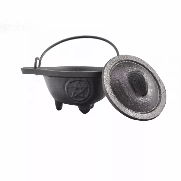 Cast Iron Cauldron with Pentagon 5x9cm - Image 2