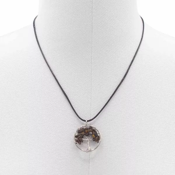 Tree of Life Pendant - Tiger Eye - Image 3