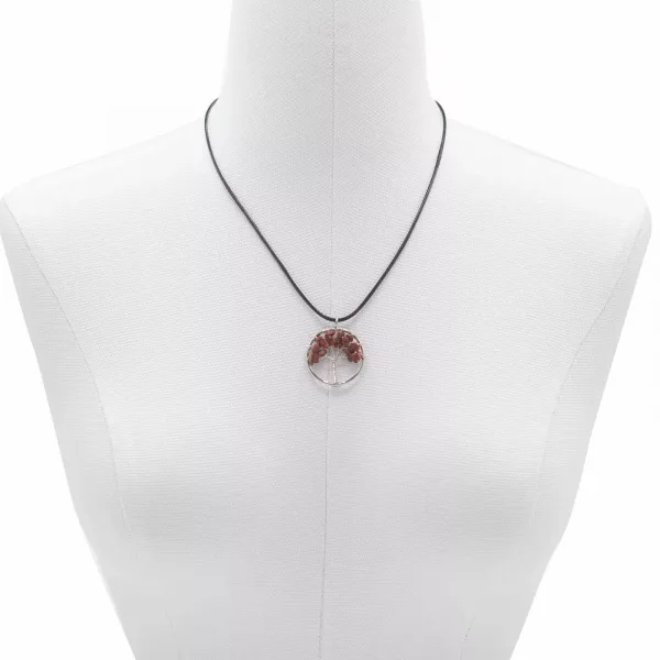 Tree of Life Pendant - Red Jasper - Image 2