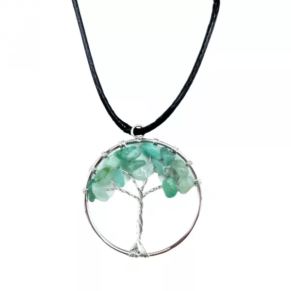Tree of Life Pendant - Jade