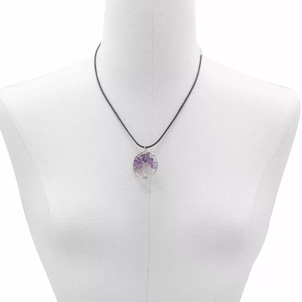 Tree of Life Pendant - Amethyst - Image 2