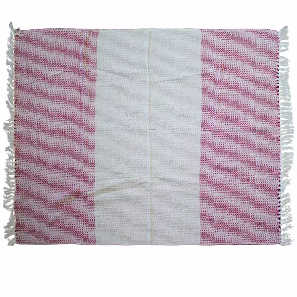 Boho Comfort Throws - 125x150cm - Ruby Two Tone - Image 3