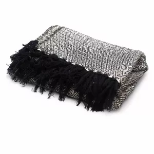 Boho Comfort Throws – 125x150cm – Charcoal