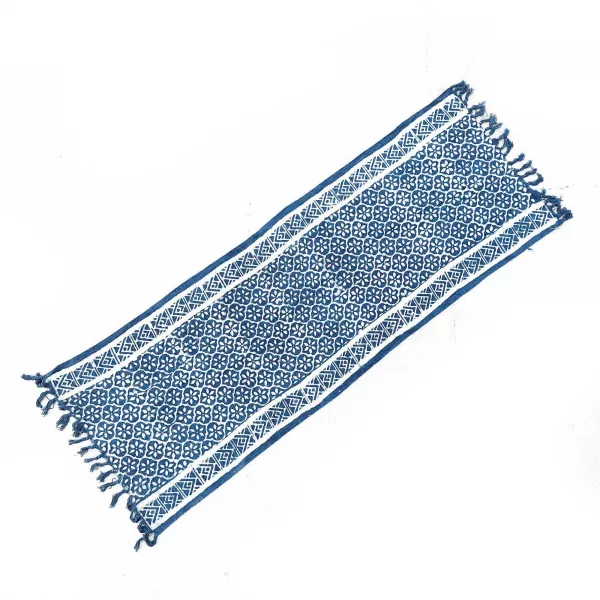 Handmade Indigo Runner - 170x60cm - Madjid Tiles - Image 2