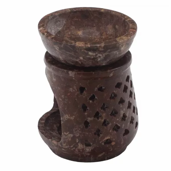 Small Soapstone Oil Burner 8cm - Classic - Image 3