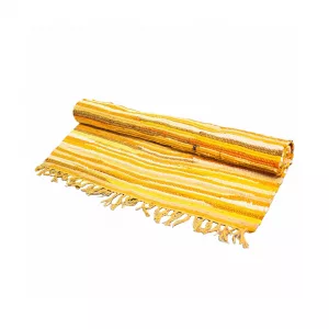 Small Rag Rug - 50x90cm - premium quality - Sunrise Oranges