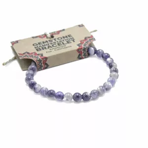 Gemstone Manifestation Bracelet – Amethyst – Calmness