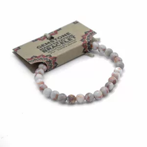 Gemstone Manifestation Bracelet – Blood Spider Stone – Family Bonds
