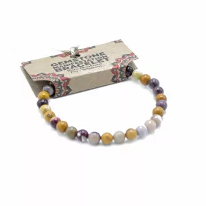 Gemstone Manifestation Bracelet – Rare Mookiate – Wisdom