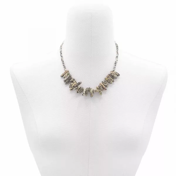 Longstone Gem Necklace - Dalmatian Stone - Image 2