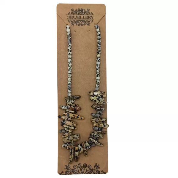 Longstone Gem Necklace - Dalmatian Stone - Image 3