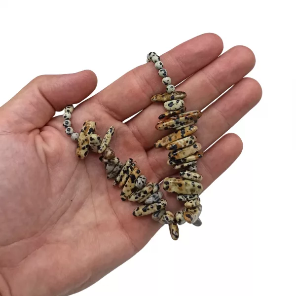 Longstone Gem Necklace - Dalmatian Stone - Image 4