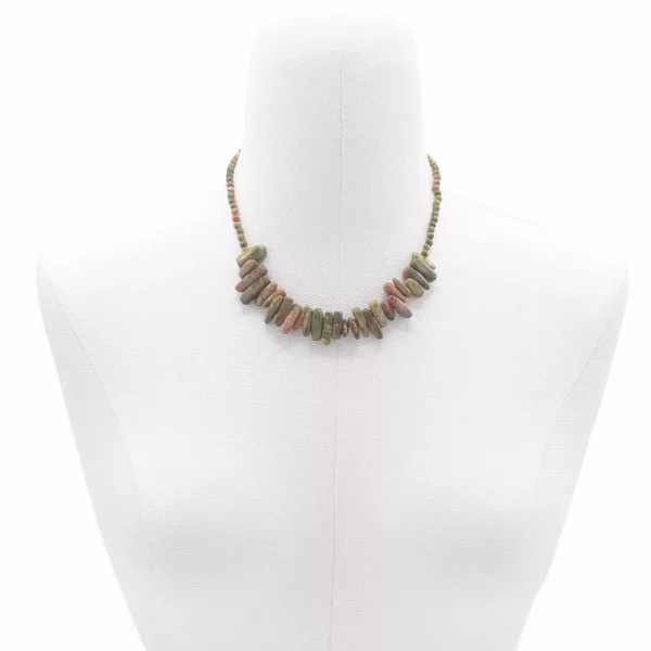 Longstone Gem Necklace - Unakite - Image 2
