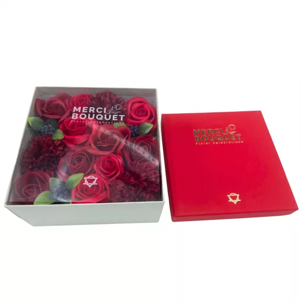 Square Box - Classic Red Roses - Image 2