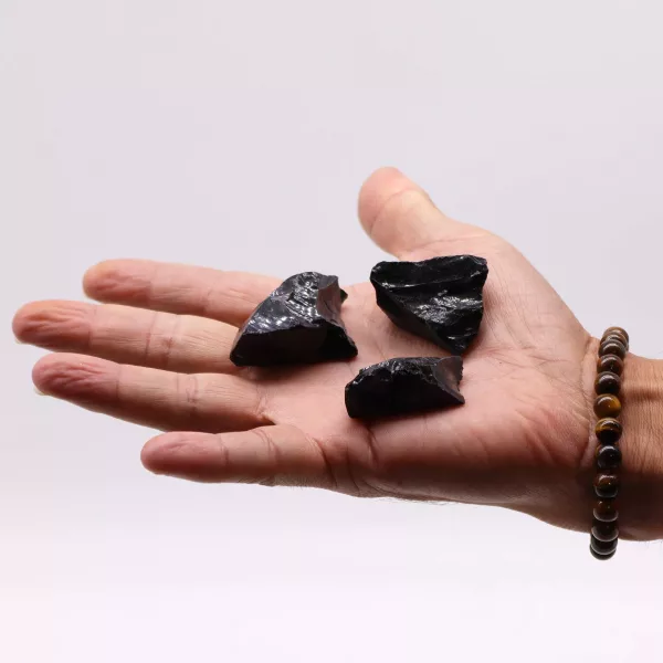 Raw Crystals (500gm) - Black Agate - Image 3