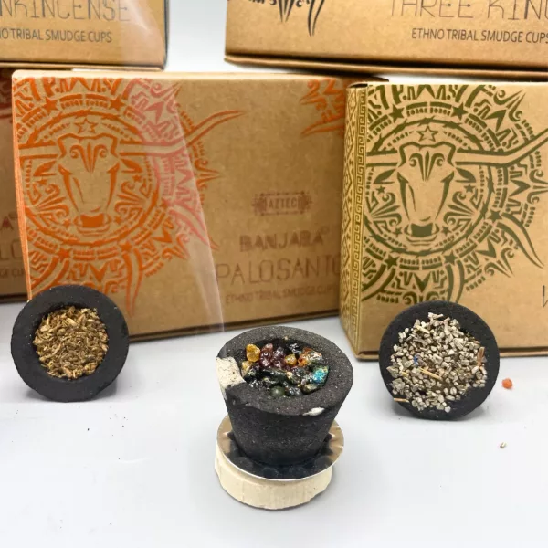 Banjara Resin Cups - Mayan Myyrh - Image 3
