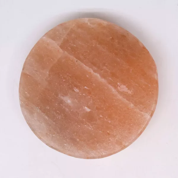 Himalayan Salt Cooking Plate - Round - 20x20x5cm - Image 2