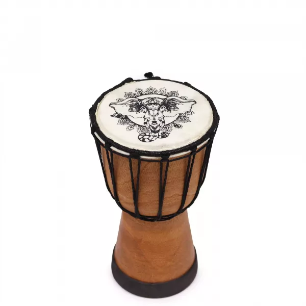 Elephant Wide Top Djembe Drum - 20cm