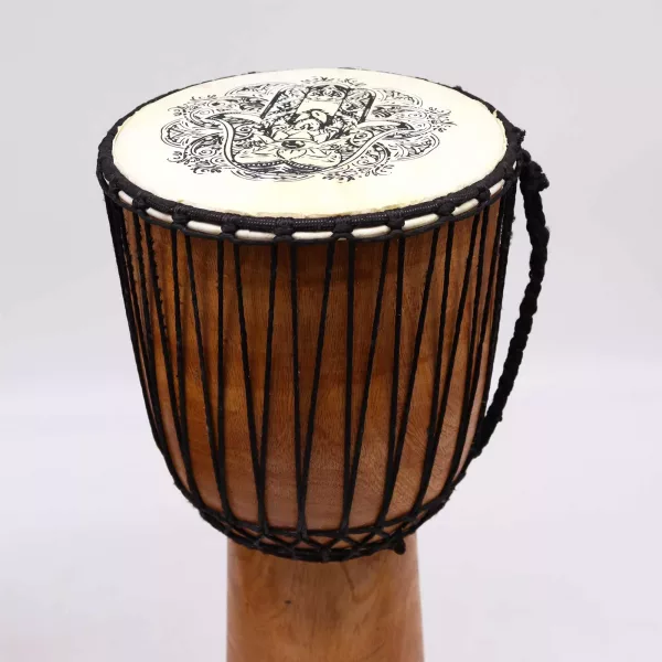 Hamsa Wide Top Djembe Drum - 22cm - Image 3