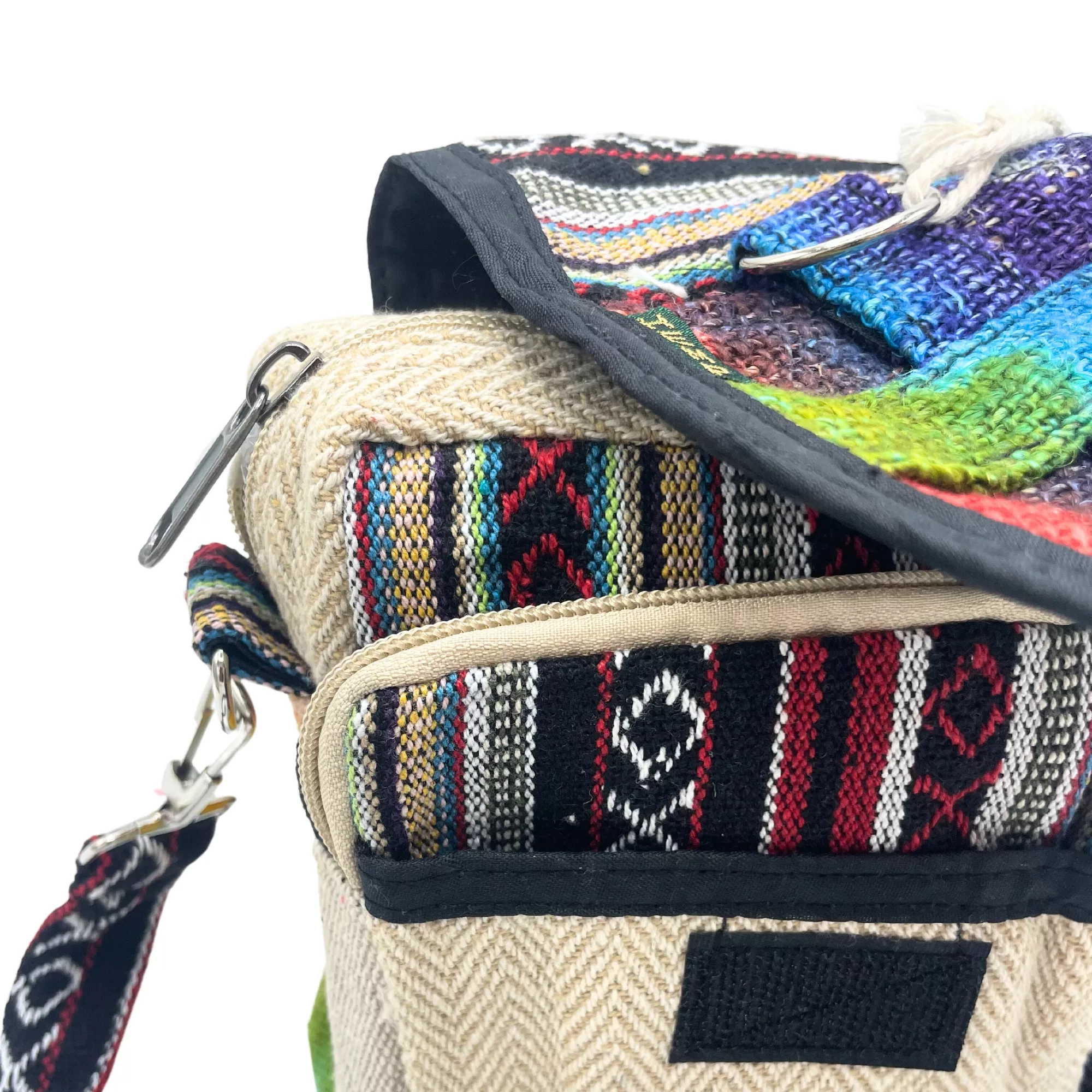 Tiedye Hemp Messenger Bag - Image 3