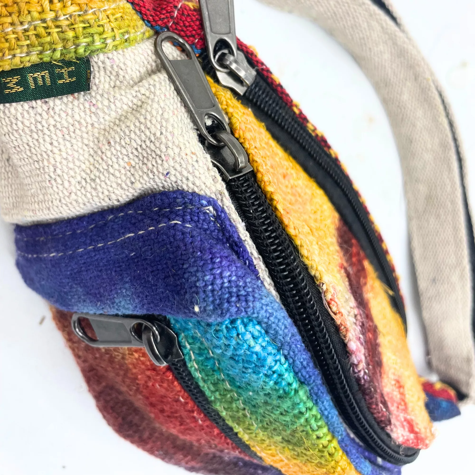 Tiedye Hemp Bum Bag - Image 3