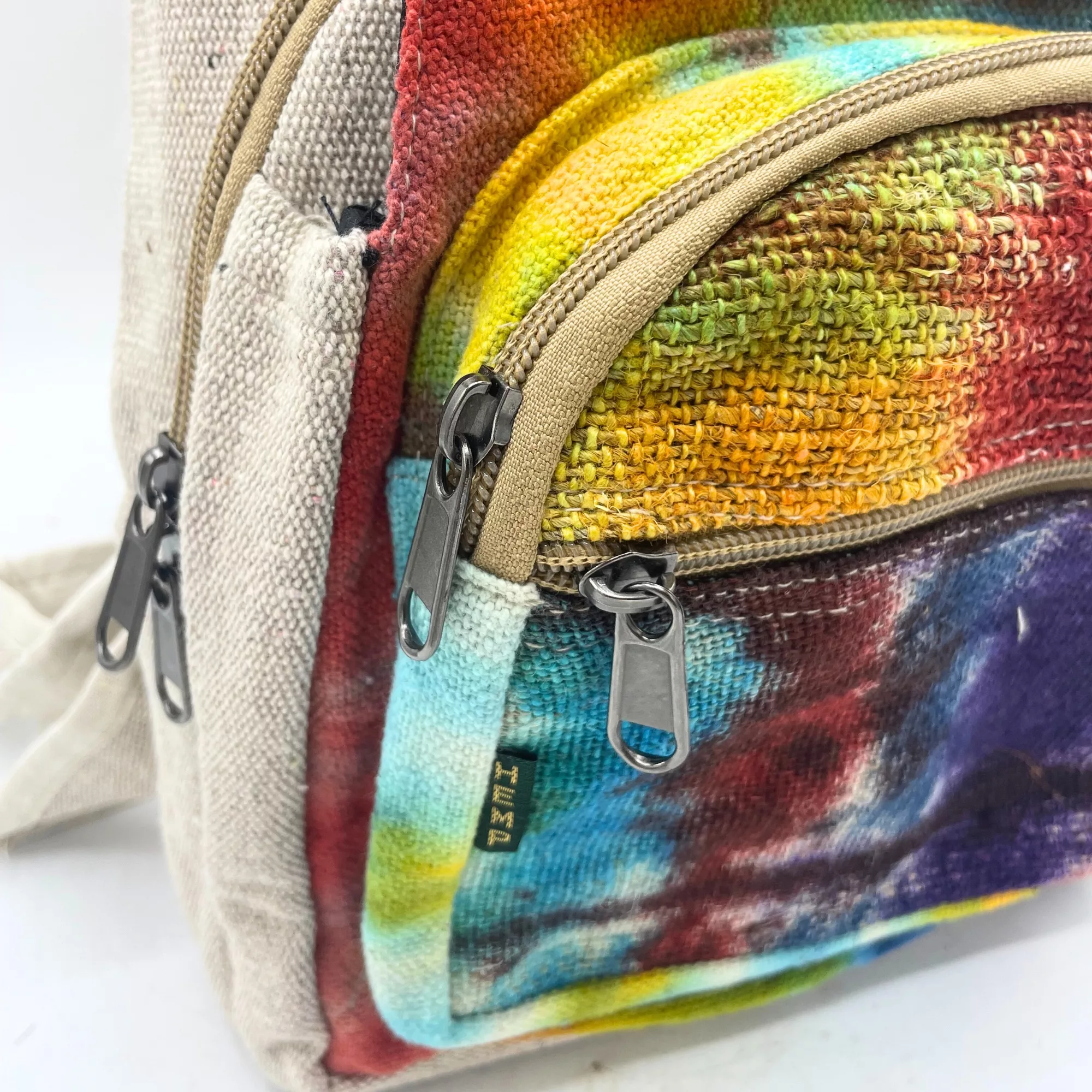 Tiedye Hemp Sling Shoulder Bag - Image 3