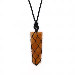 Laced Gemstone Pendants