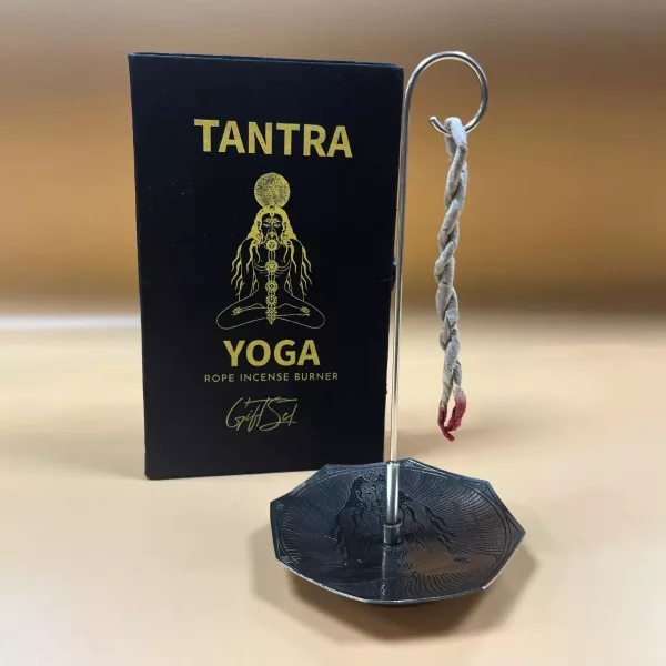 Rope Incense and Silver Plated Holder Set - Tantra Yoga - Image 2
