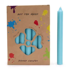 Solid Colour Dinner Candle Set