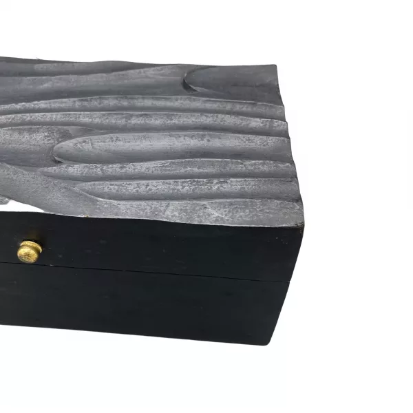 Vintage Deco - Multi Purpose Box - 22x12x10cm - Black Swirls - Image 2