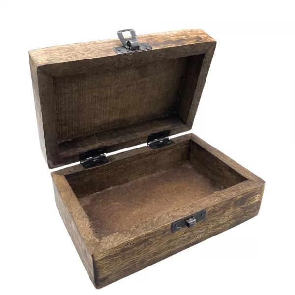 Medium Wooden Keepsake Box 15x10x6cm -  Buddha - Image 2
