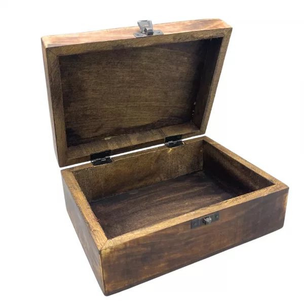 Large Wooden Keepsake Box 20x15x7.5cm -  Buddha - Image 2
