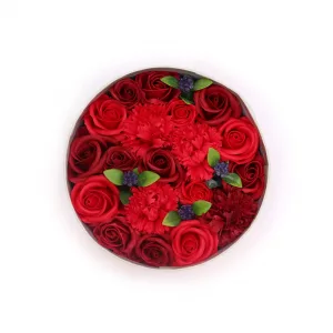 Round Box - Classic Red Roses