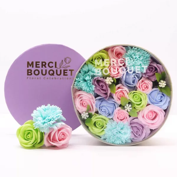 Round Box - Baby Blessings - Blues - Image 2