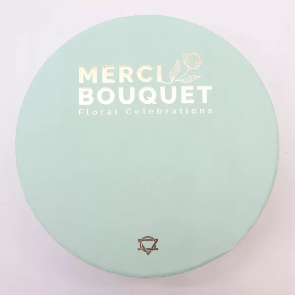 Round Box - Spring Celibrations - Yellow & Greens - Image 3