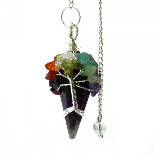 Magic Pendulum - Seven Chakra - Amethyst - Image 2