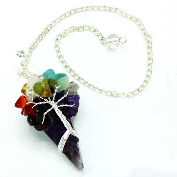 Magic Pendulum - Seven Chakra - Amethyst - Image 3