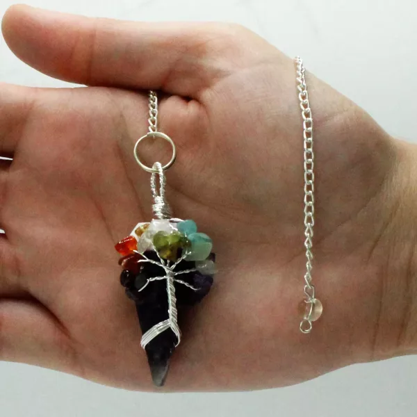 Magic Pendulum - Seven Chakra - Amethyst - Image 4