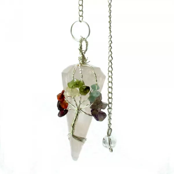 Magic Pendulum - Seven Chakra - Rose Quartz - Image 2