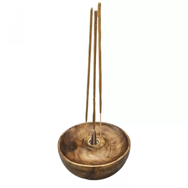 Incense Stick & Cone Burner Disc - Hamsa - Image 3