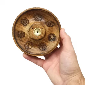 Incense Stick & Cone Burner Disc – 7 Chakra