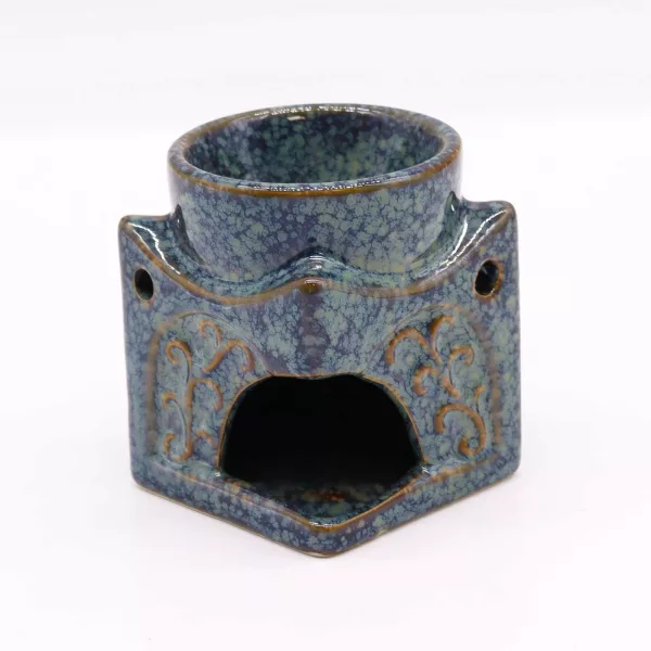 Square Buddha Burner - Dusty Blue - Image 3
